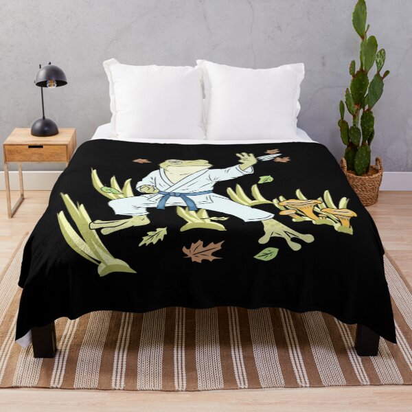 Item preview, Frog Karate Martial Arts Cute Goblincore Japanese Aesthetic designed and sold by LeshanArt.