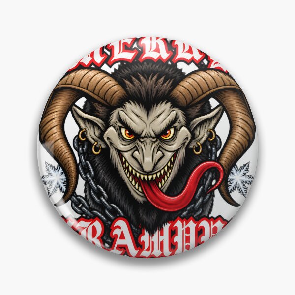 Item preview, Merry Krampus Festive Holiday Design with Mythical Christmas Creature designed and sold by LilMissMoody.