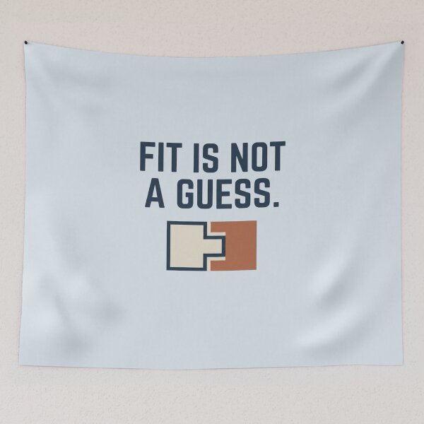 Item preview, Fit Is Not a Guess Mechanical Design Precision Engineering designed and sold by Amr Darwish Graphic designer.