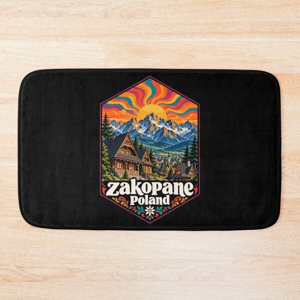 Item preview, Zakopane Poland Trippy Art Travel designed and sold by TomFrontierArt.