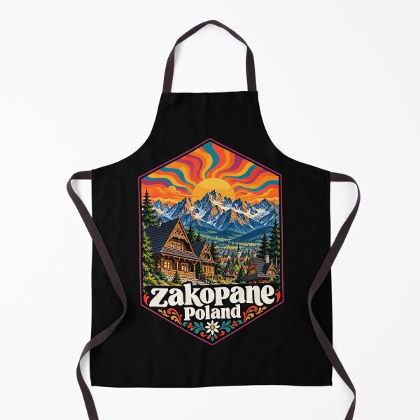 Item preview, Zakopane Poland Trippy Art Travel designed and sold by TomFrontierArt.