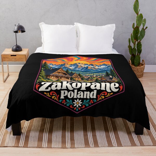 Item preview, Zakopane Poland Trippy Art Travel designed and sold by TomFrontierArt.