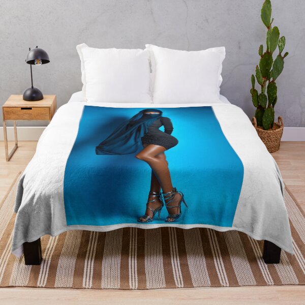Item preview, Elegant Model in Blue Attire on Bright Background designed and sold by Artessie.