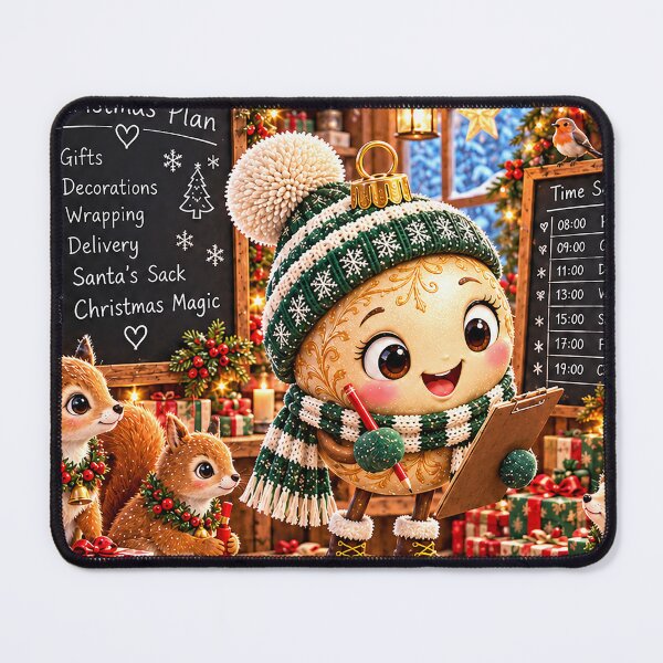 Item preview, Golden Christmas Bauble - The Christmas Plan designed and sold by DoreenGehrkeArt.