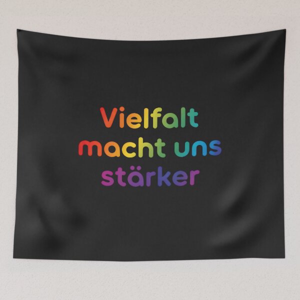 Item preview, Diversity makes us stronger Rainbow Statement designed and sold by AilinsDesigns.