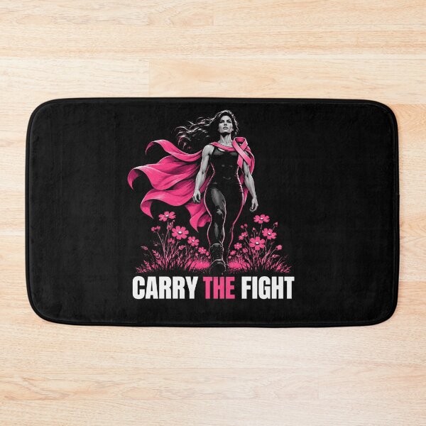 Item preview, Carry The Fight Breast Cancer Awareness Survivor Warrior designed and sold by FolkGraphics.