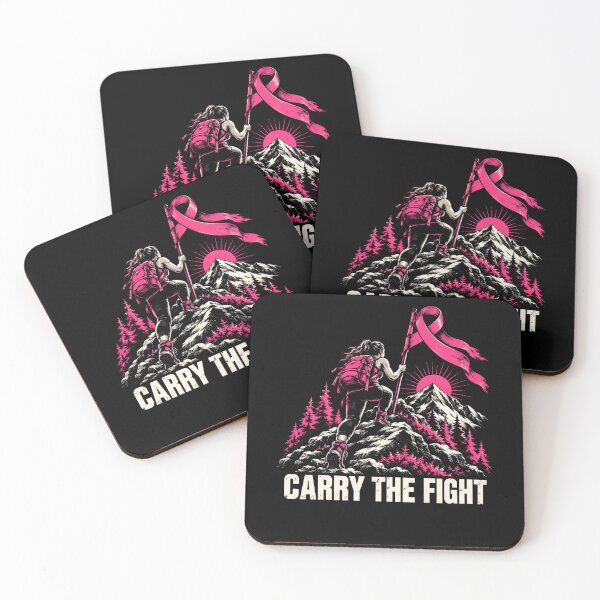 Item preview, Carry The Fight Breast Cancer Fighter Survivor Awareness Warrior designed and sold by FolkGraphics.