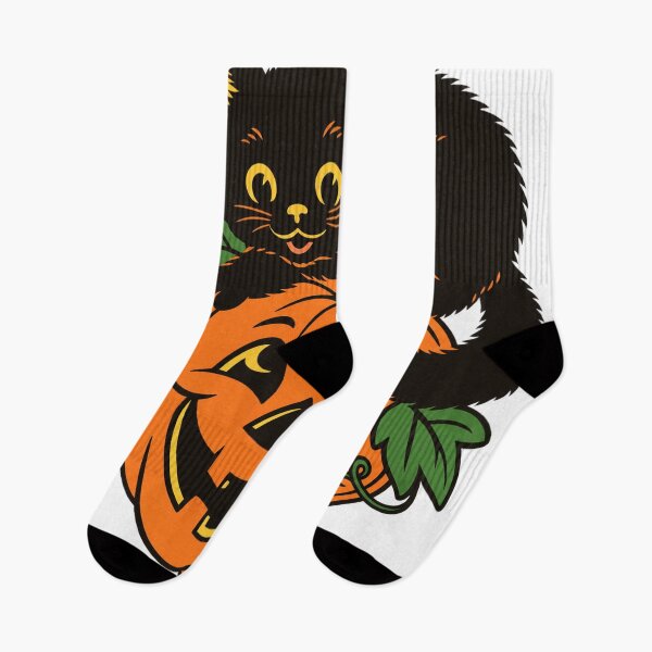 Item preview, Vintage Black Cat Pumpkin Sublimation designed and sold by Taniyah Gomes.
