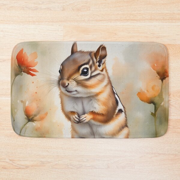 Item preview, Cute Watercolor Chipmunk Portrait designed and sold by Hackl20.