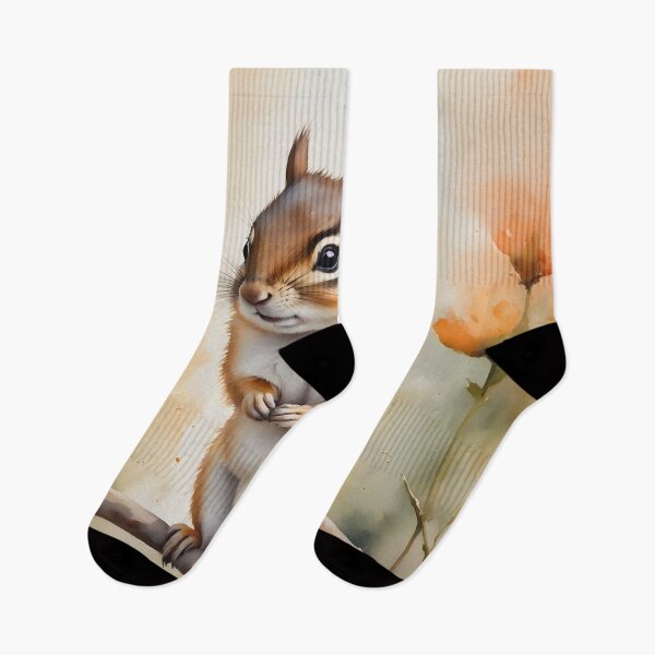 Item preview, Cute Watercolor Chipmunk Portrait designed and sold by Hackl20.