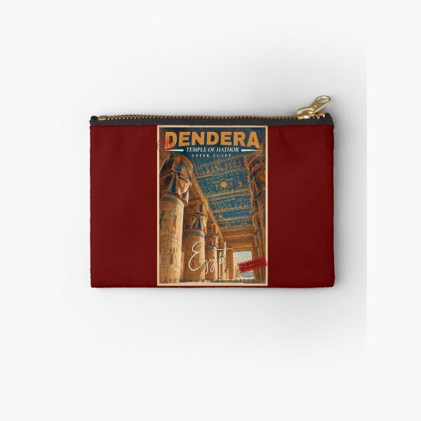Item preview, Dendera Temple Egypt Vintage Ancient Egyptian Travel Poster designed and sold by KaBaRen.