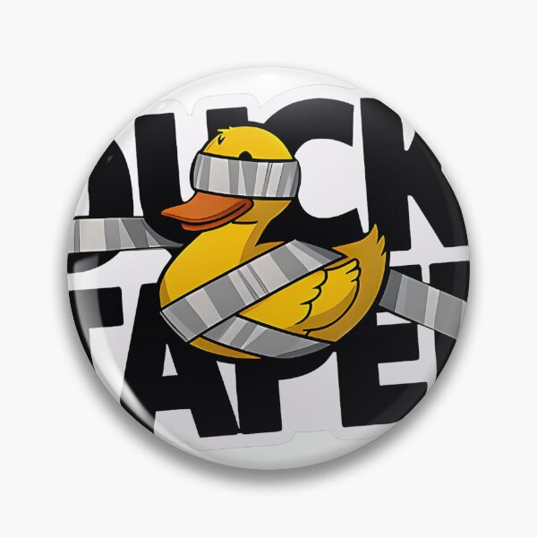 Item preview, Funny Duck-Taped Rubber Duck Pun designed and sold by MATRIX GOD .stickz.