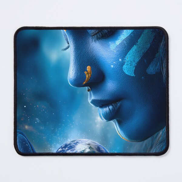 Item preview, Divine Embrace of Earth and Spirit in Blue Hues designed and sold by Artessie.