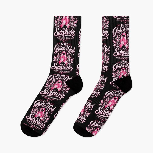 Item preview, By The Grace Of God I'm A Survivor Breast Cancer Awareness designed and sold by FolkGraphics.