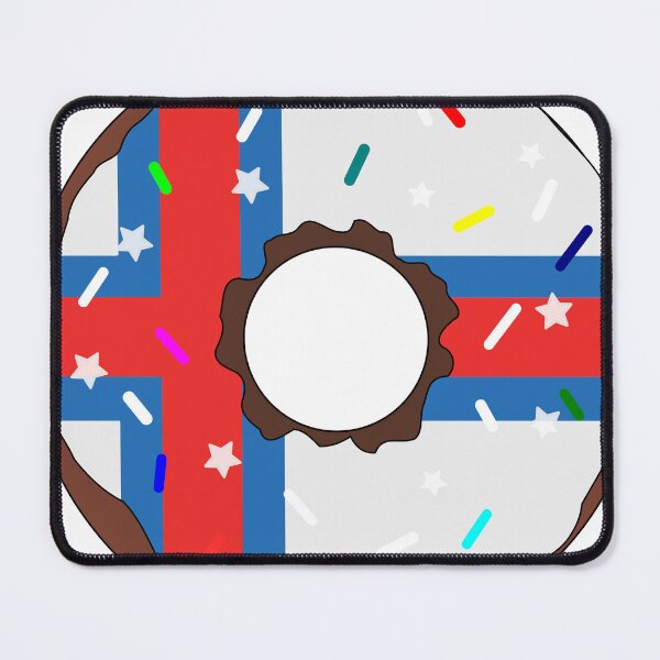 Item preview, Faroe Islands Flag Donut – Colorful Sprinkles Country Pride designed and sold by TheIconSmith.