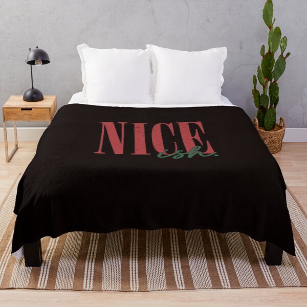 Item preview, Funny Niceish Christmas Distressed Holiday Vintage Typography designed and sold by HieuarsaWorks.