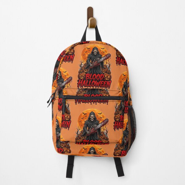 Item preview, VLLC Blood Halloween Grim Reaper Chainsaw Horror Art designed and sold by VICTORY LIBERTY .