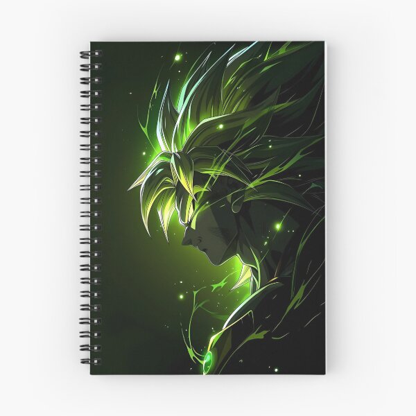 Item preview, Broly | Emerald Shadow Warrior – Neon Green Energy Dark Fantasy Anime Art designed and sold by Dyan4.