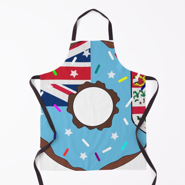 Item preview, Fiji Flag Donut – Colorful Sprinkles Country Pride designed and sold by TheIconSmith.