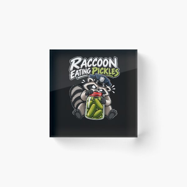 Item preview, Raccoon Eating Pickles Funny Pickle Lover designed and sold by Creative-Sanc.