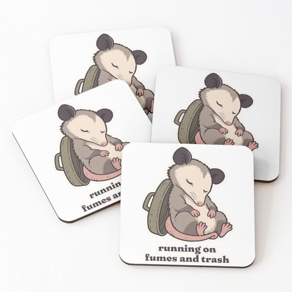 Item preview, Tired Possum Running on Fumes and Trash Burnout designed and sold by OuqCreations.
