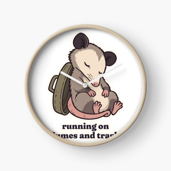 Item preview, Tired Possum Running on Fumes and Trash Burnout designed and sold by OuqCreations.