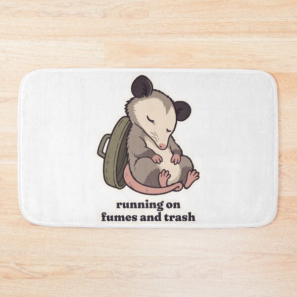 Item preview, Tired Possum Running on Fumes and Trash Burnout designed and sold by OuqCreations.