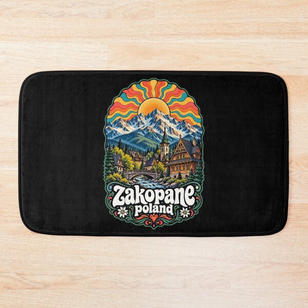 Item preview, Zakopane Poland Tatry Mountains Trippy designed and sold by TomFrontierArt.