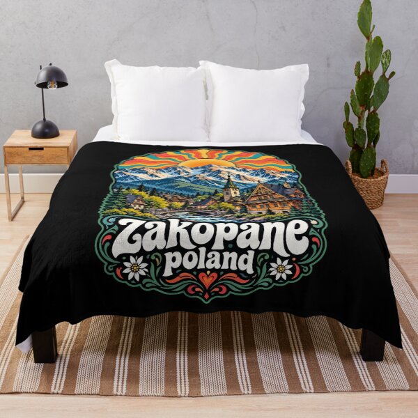 Item preview, Zakopane Poland Tatry Mountains Trippy designed and sold by TomFrontierArt.