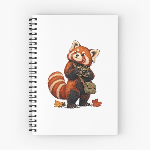 Item preview, Red Panda Photographer - Little Camera Adventure designed and sold by cybersilverhand.