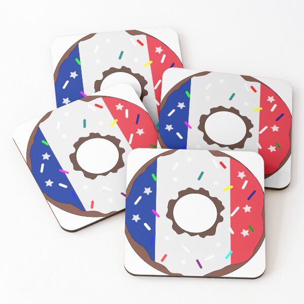 Item preview, France Flag Donut – Colorful Sprinkles Country Pride designed and sold by TheIconSmith.