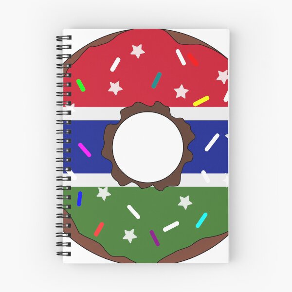 Item preview, Gambia Flag Donut – Colorful Sprinkles Country Pride designed and sold by TheIconSmith.