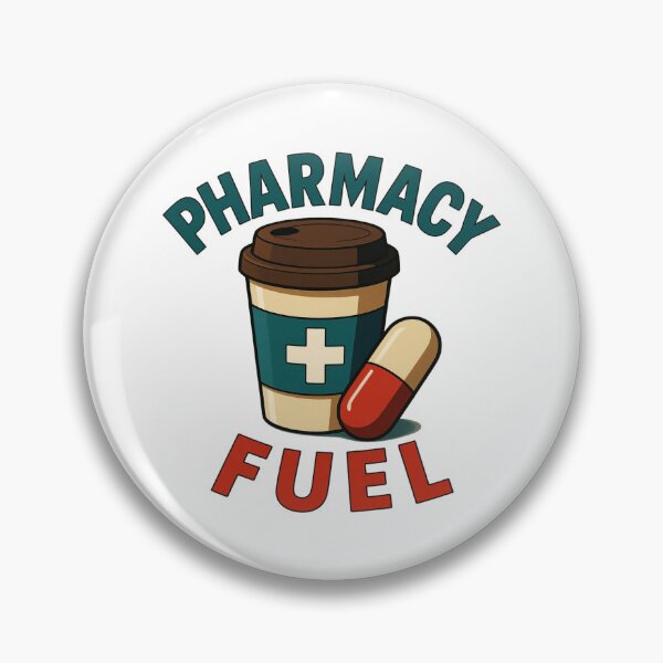 Item preview, Pharmacy Fuel Minimalist Pharmacist Coffee Lover designed and sold by Créative touche .