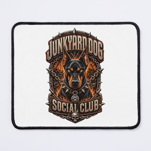Item preview, Junkyard Dog Social Club™ Tough Doberman Art designed and sold by Wilcox PhotoArt.