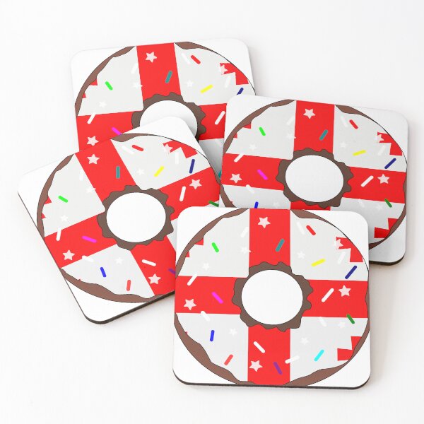 Item preview, Georgia Flag Donut – Colorful Sprinkles Country Pride designed and sold by TheIconSmith.