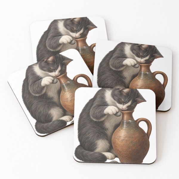 Item preview, The Crow and the Pitcher Cat designed and sold by Ocelot-T.