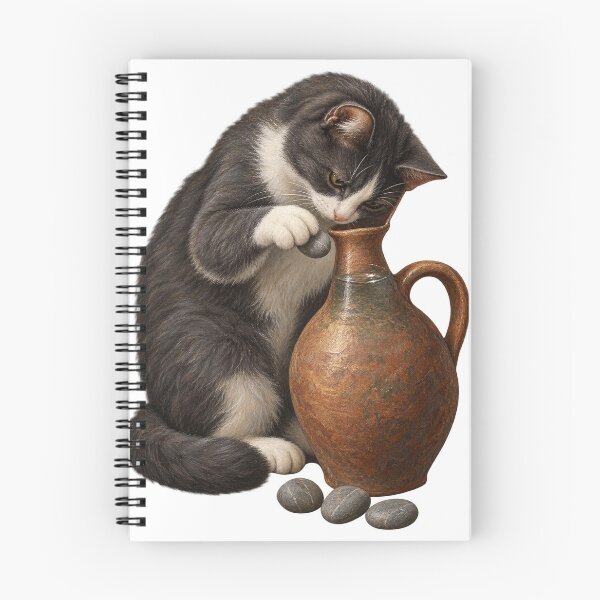 Item preview, The Crow and the Pitcher Cat designed and sold by Ocelot-T.