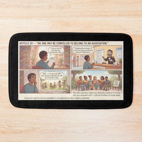 Item preview, Freedom of choice: community without coercion designed and sold by Mianku | Für das Leben.