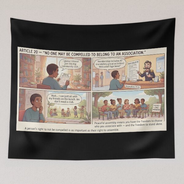Item preview, Freedom of choice: community without coercion designed and sold by Mianku | Für das Leben.