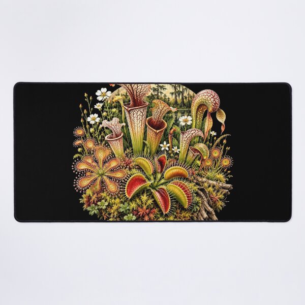 Item preview, The Curious Bog — Vintage Carnivorous Plant Botanical Illustration designed and sold by ForeverPrintsOK.