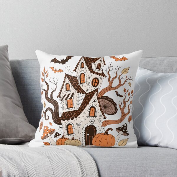 Item preview, Retro Spooky Cottage Halloween Sublimation Design designed and sold by Na Najah.