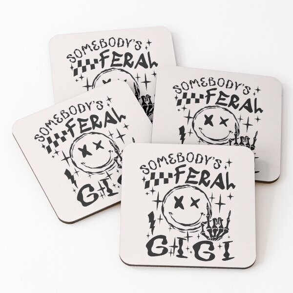 Item preview, Somebodys Feral Gigi Funny Grandma Retro Christmas Halloween Vintage designed and sold by HieuarsaWorks.