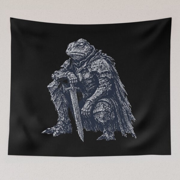 Item preview, Crouching Frog Warrior designed and sold by ContrerasJohn.
