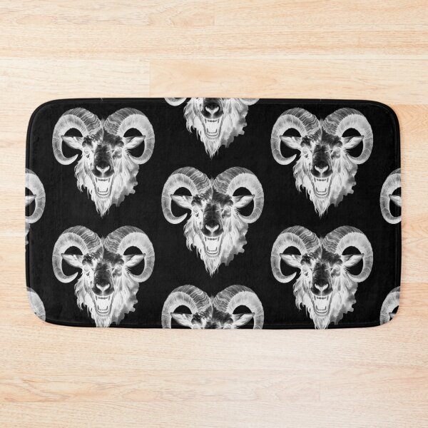 Item preview, Goat's head, negative photo effect white designed and sold by LiskoDesign.