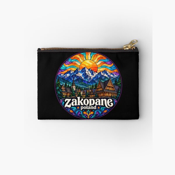 Item preview, Zakopane Poland Travel Stained Glass Art designed and sold by TomFrontierArt.