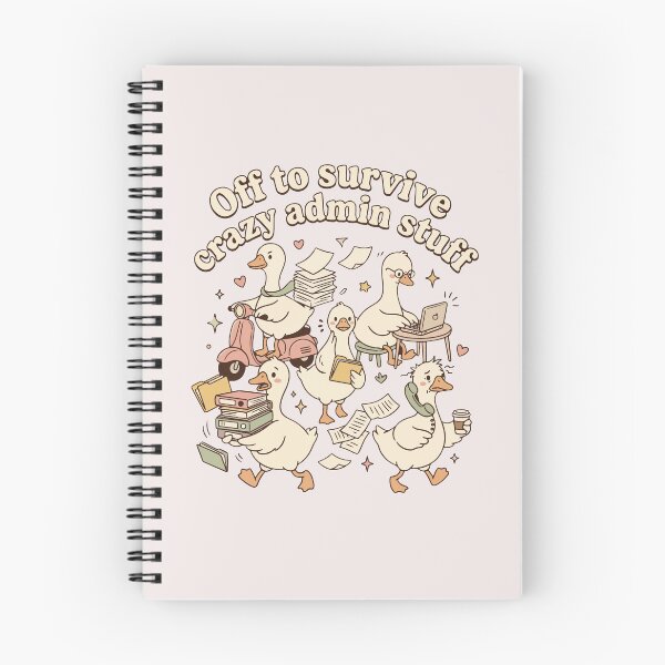 Item preview, Off To Survive Crazy Admin Stuff Funny Office Goose Work Humor designed and sold by HieuarsaWorks.
