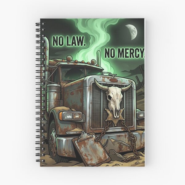 Item preview, No Law No Mercy & Bull Skull Trucker designed and sold by NomadForge.