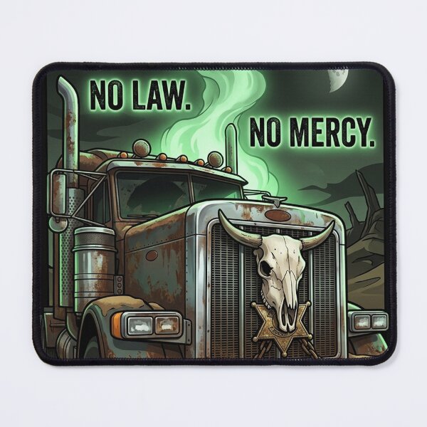 Item preview, No Law No Mercy & Bull Skull Trucker designed and sold by NomadForge.