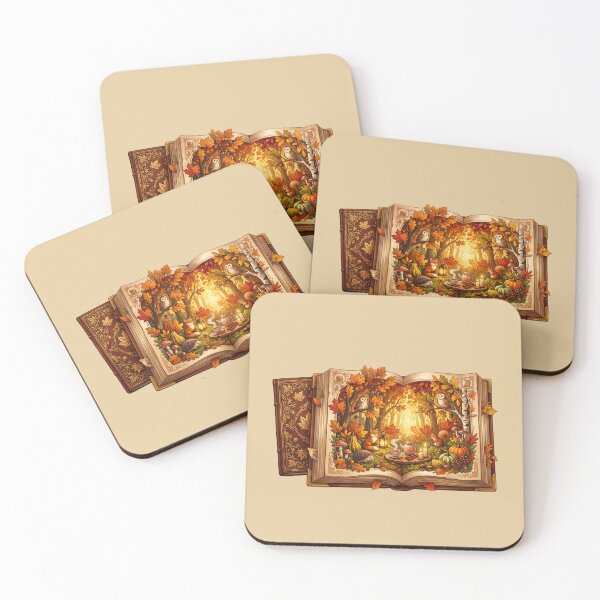Item preview, Autumn Storybook Cozy Cottagecore Book Illustration designed and sold by SebastianSpace.