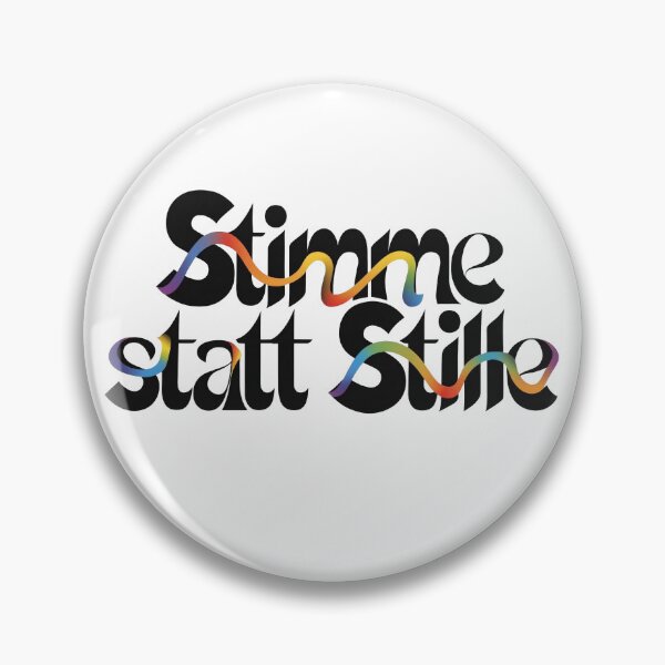 Item preview, Voice instead of silence: A statement on democracy and diversity designed and sold by AilinsDesigns.